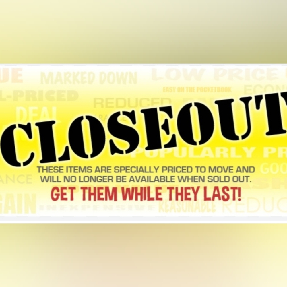 Closet Closout All Offers Accepted